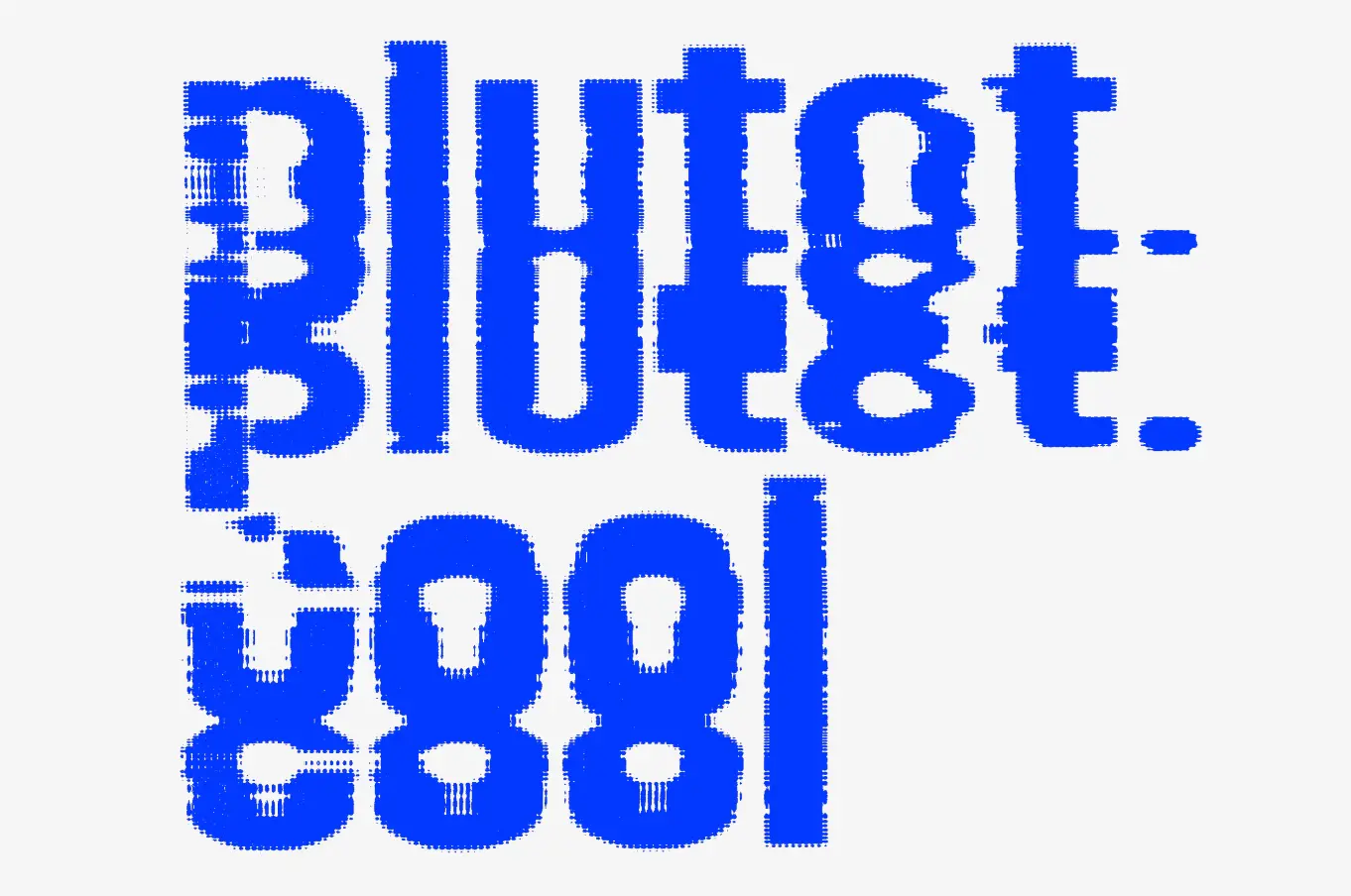 Expérimentation de typo-logo au scanner