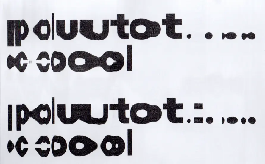 Expérimentation typo au scanner