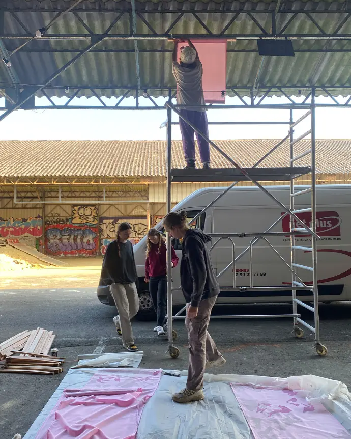 Accrochage des tissus - work in progress